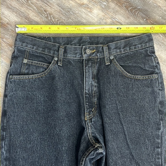 Vintage Brittania Men's Jeans Black Size 31 x 32 (Labeled 33 x 32) Straight Leg - Picture 9 of 15